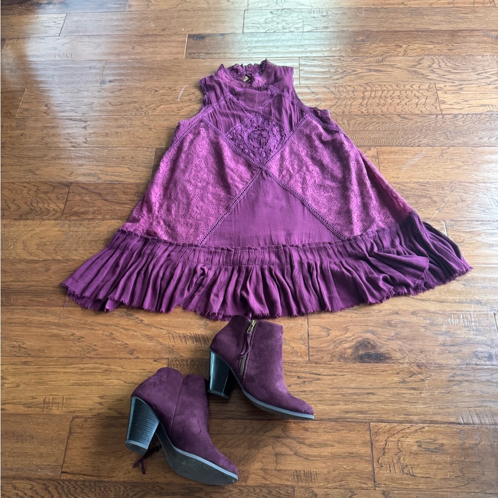 Free People Angel Lace Tunic Dress
